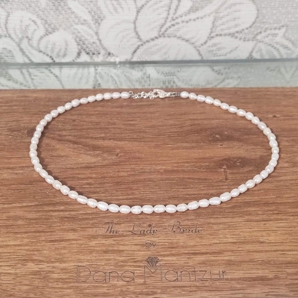 Pearl Necklace | Pearl choker necklace | The Lady Bride