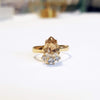 Light Beige ring, Princess ring, The Lady Bride