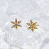 Snowflake Earrings: Slim light weight earrings, Dana Mantzur 