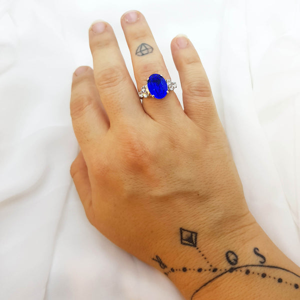 Big crystal ring, Meghan Ring, Dana Mantzur