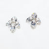 Shira Earrings, white crystal earrings, Dana Mantzur