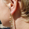 Crystal hoops, Rona Hoop Earrings, Dana Mantzur