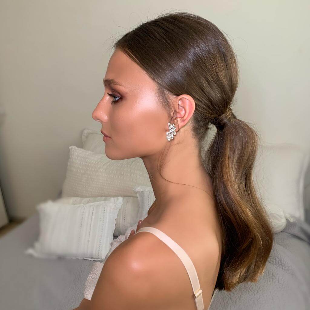 עגילי קריסטל לכלה