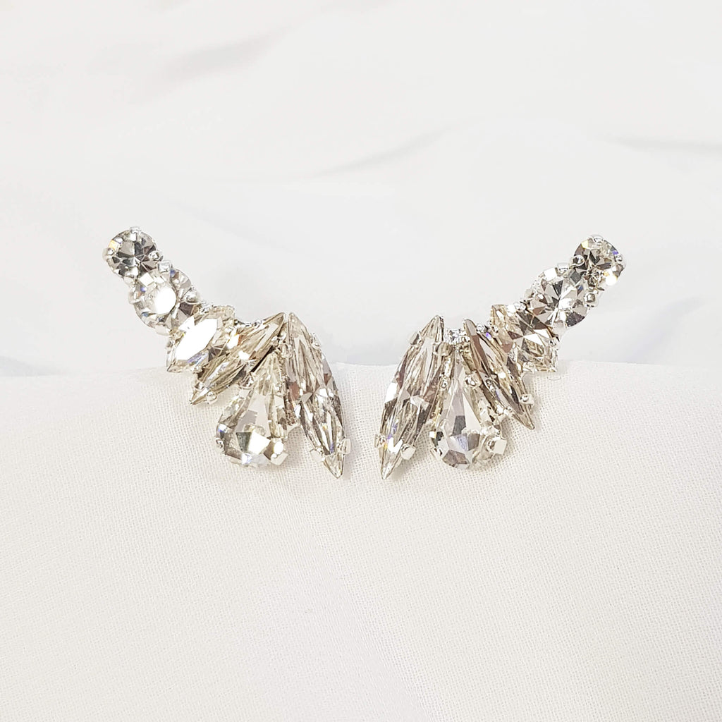 עגילים מודרניים, עגילים בצע ורוד מינימליסטים