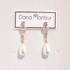 Bridal rose gold pearl earrings, Darlin Earrings, The Lady Bride