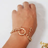 Rose Gold charms bracelet, Poli Bracelet, Dana Mantzur