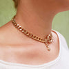 Rose gold chunky chain necklace, Ariana Necklace, Dana Mantzur