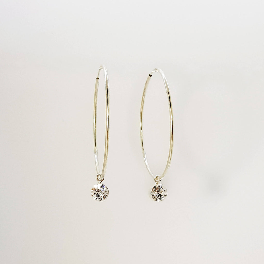 חישוקי כסף סטרלינג, עגילי חישוק בוהמייני, דנה מנצור