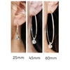Sterling silver earrings, Bride earrings, Dana Mantzur