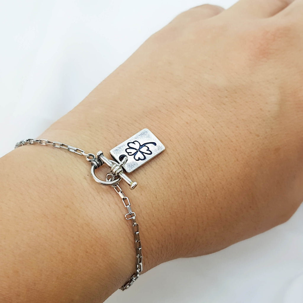 תכשיטי נירוסטה, צמיד תלתן, דנה מנצור