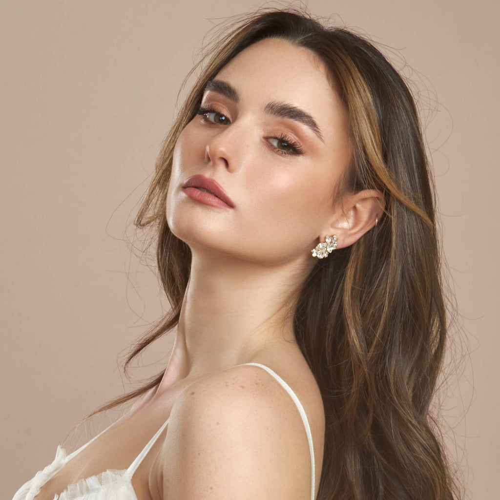 עגילי חתונה, עגילי סטייטמנט, עגילי אביטל - Large, The Lady Bride