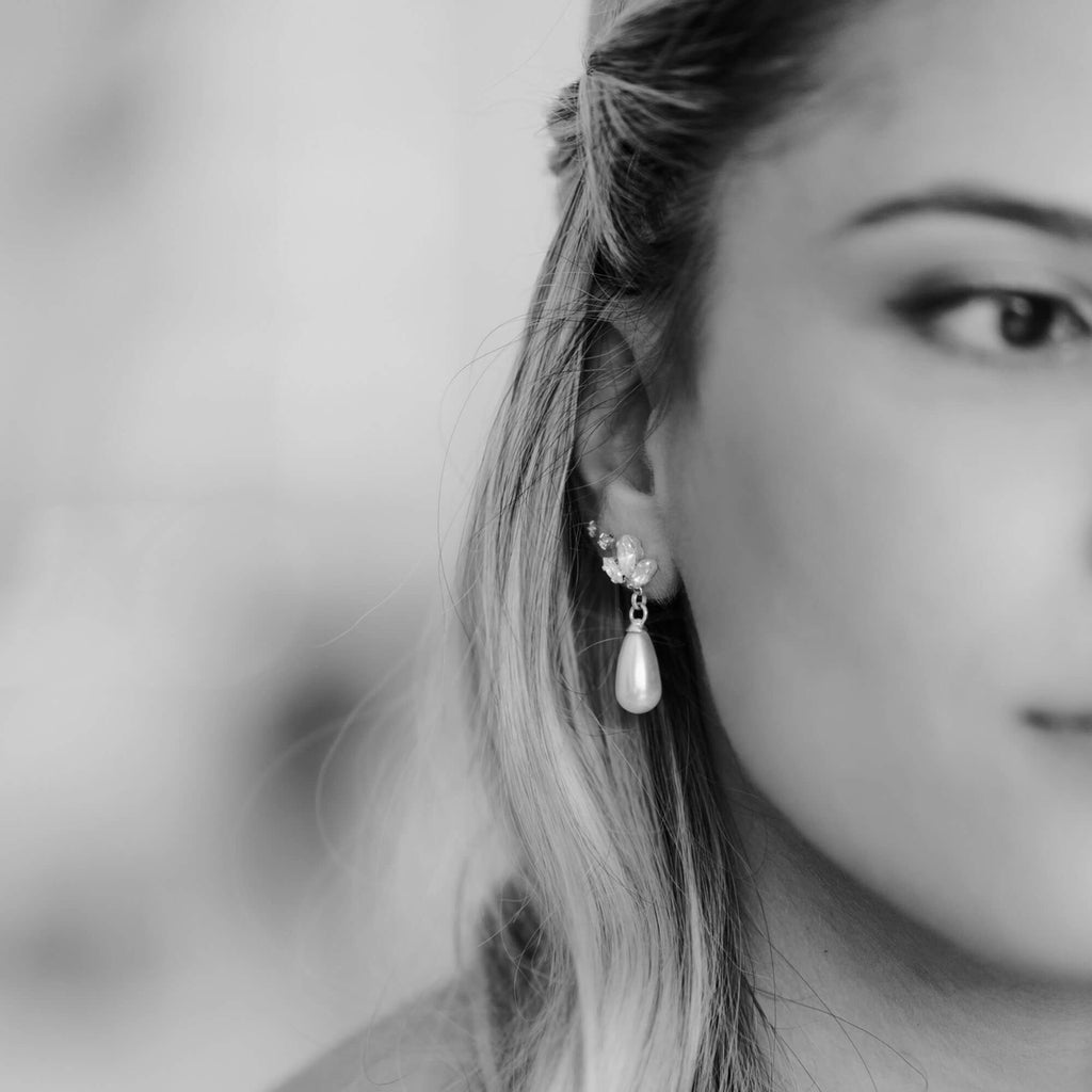 עגילי פנינה דמעות כלה, עגילי קייטלין, הכלה ליידי