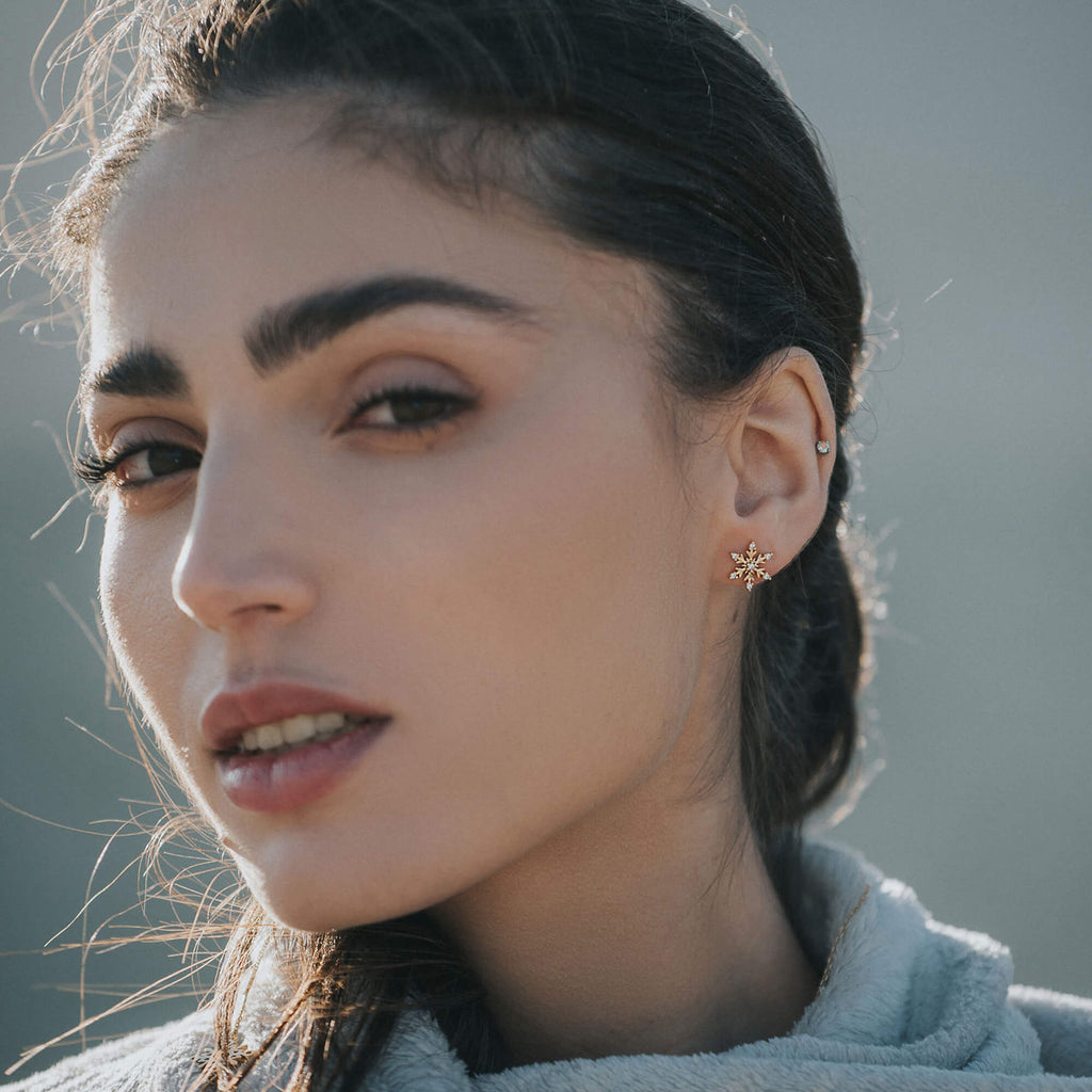 עגילי שלג: כל יום עגילים בסיסיים, דנה מנצור