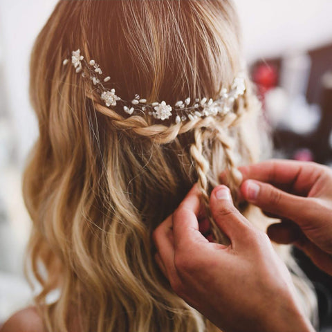 Boho hair piece