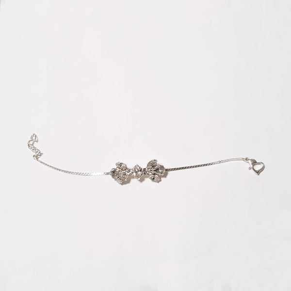 silver CZ bracelet