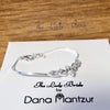 Silver crystal bracelet | Trang Bracelet | The Lady Bride