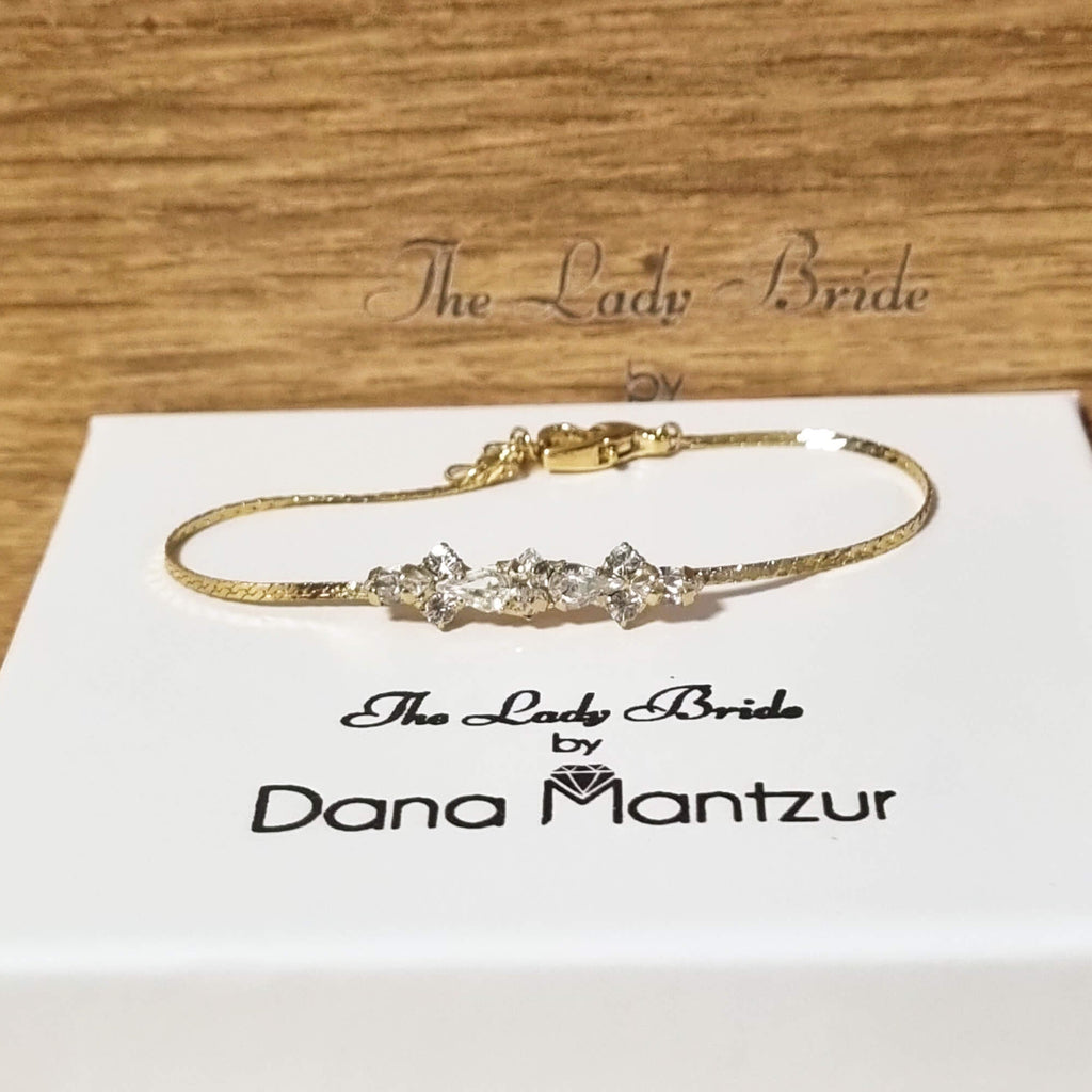 Coral Small Bracelet | Bride bracelet | Dana Mantzur
