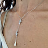 Darlin Necklace - leaves charms lariat necklace | Dana Mantzur