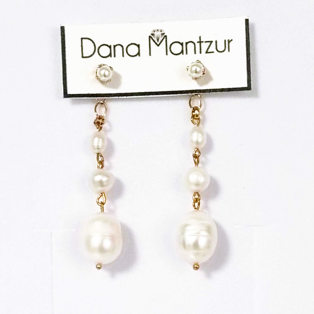 Sienna Ear Jackets - two piece set ear cuffs | Dana Mantzur