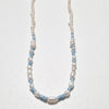 Light Blue Pearl Necklace | Pearl howlite necklace | The Lady Bride