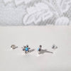 Opal Star of David Earrings