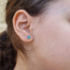 Opal Star of David Earrings