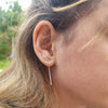 line ear jacket small: Front back Earring | Dana Mantzur