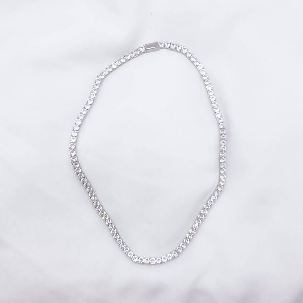 Tennis necklace, Rhinestone choker Necklace | Dana Mantzur