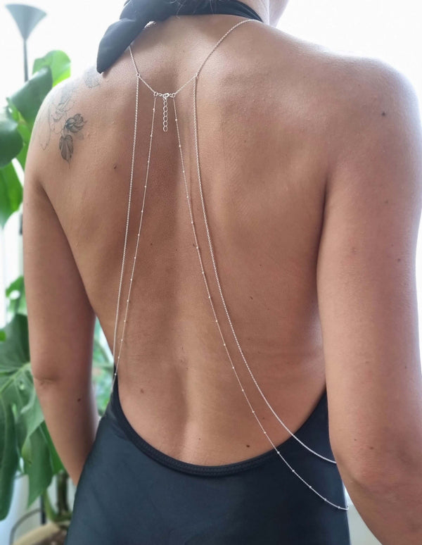 Shell body chain |  bra body accessories | Dana Mantzur