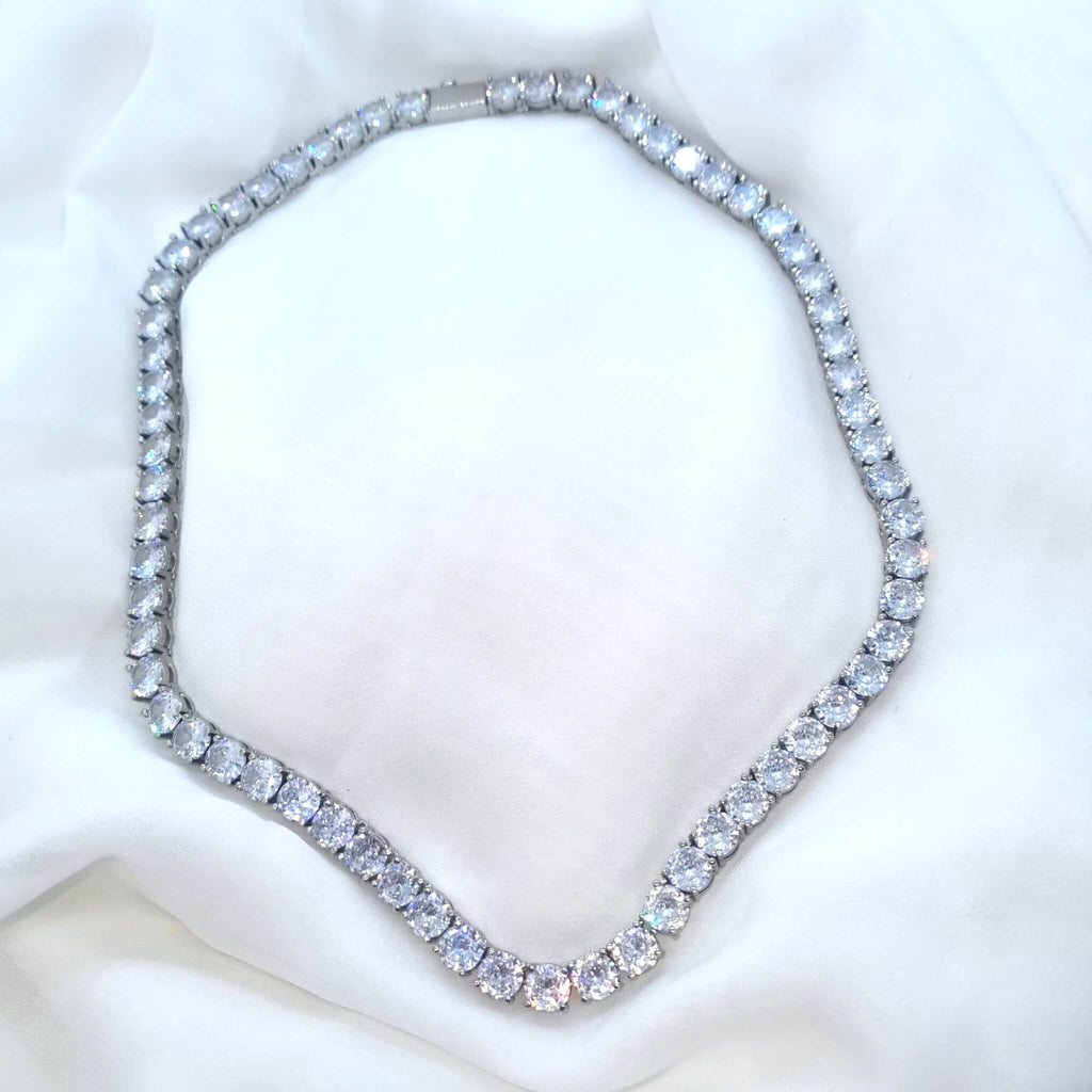 6 mm rhinestone necklace, Rhinestone choker Necklace | Dana Mantzur