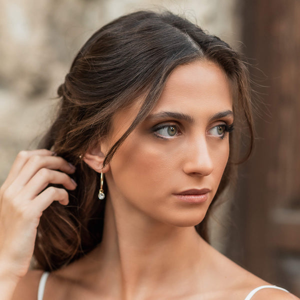Goldfilled hoop earrings | Dana Mantzur