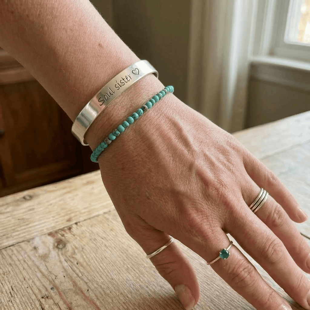 צמיד כסף, צמיד כסף חרוט, דנה מנצור