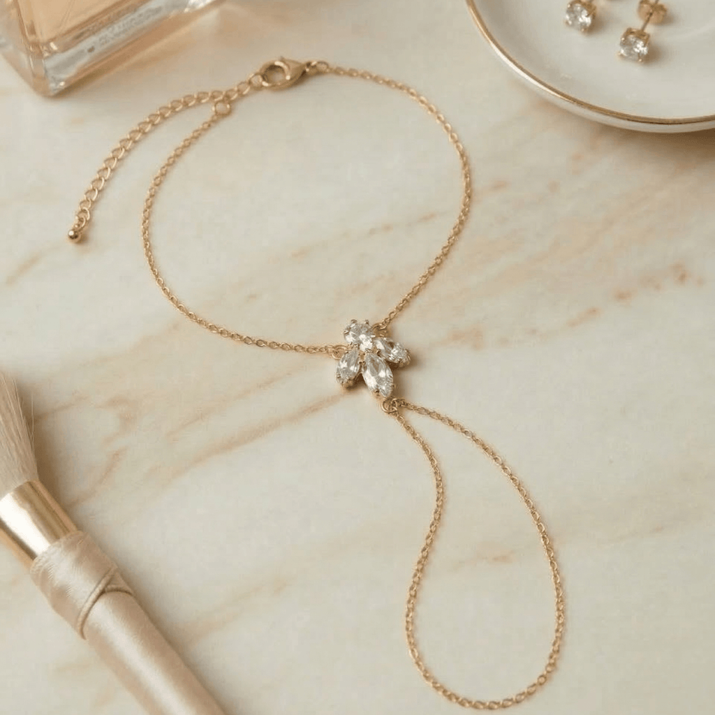 Swarovski crystal ring bracelet