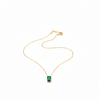 Dark green and Gold Necklace - Dana Mantzur