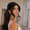 PEARL zirconia necklace, Bridal zirconia necklace | Dana Mantzur