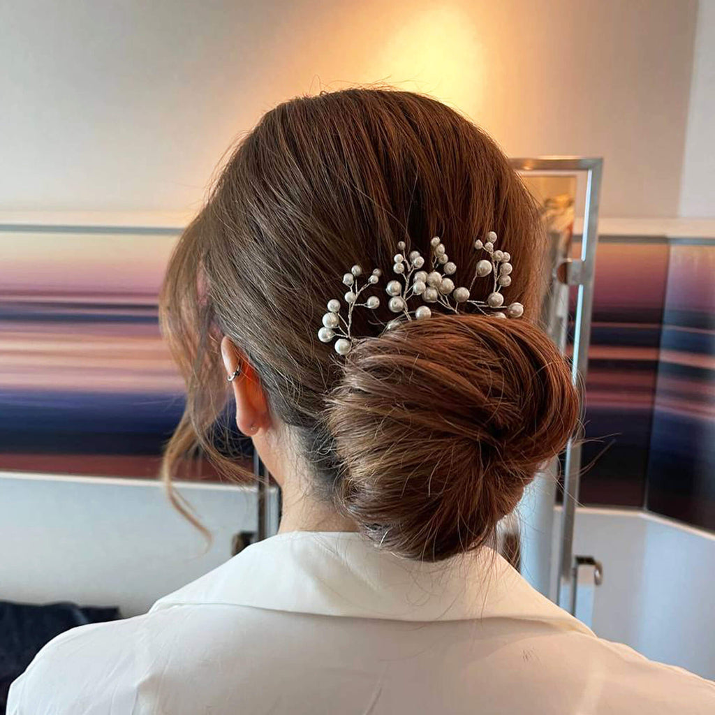 Emily Pearl hair pins - Pearl hair pins for the bride | The Lady Bride