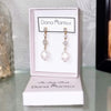 Koral Earrings - Bride pearl earrings | The Lady Bride