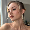 Bridal earrings, Melanie Earrings, The Lady Bride