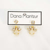 Melody ear jackets | Gold pearl crystal ear jackets | Dana Mantzur