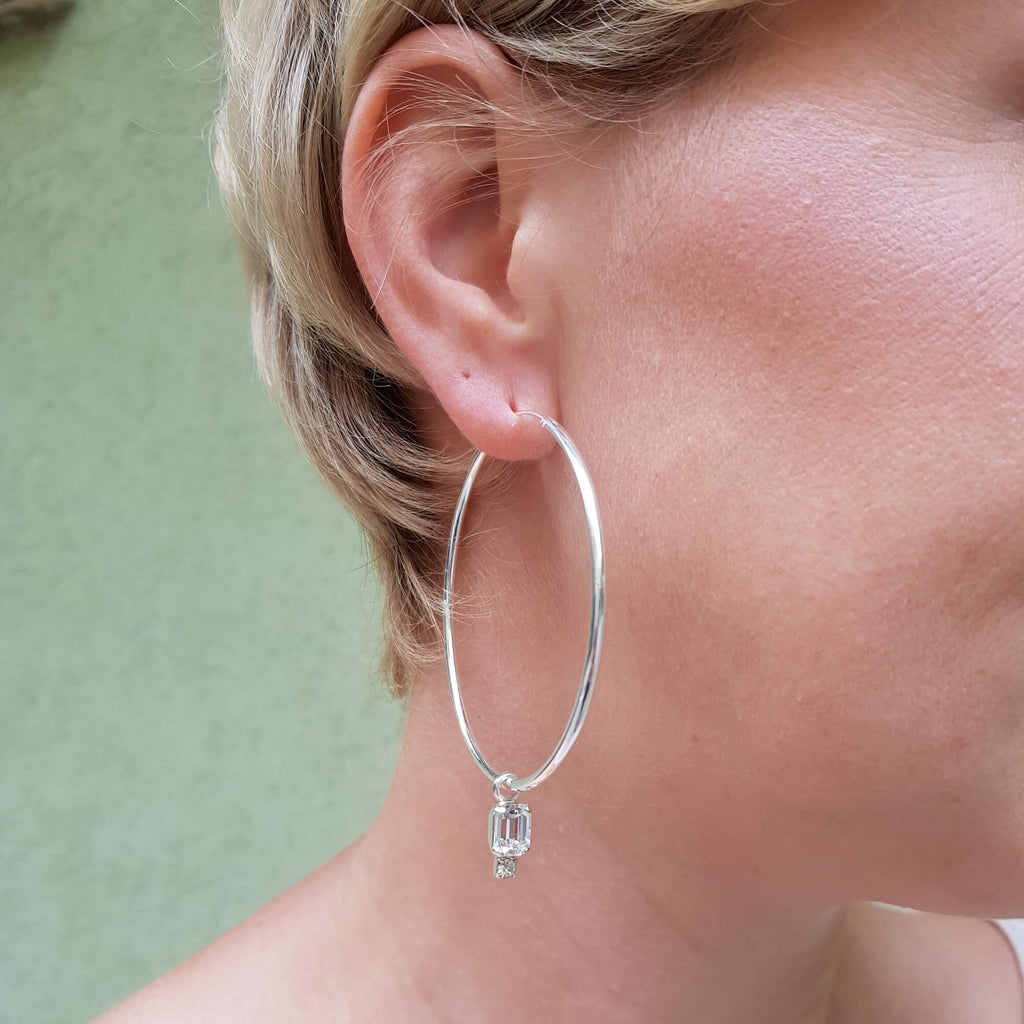 Everyday big hoops, Octagone big hoops, Dana Mantzur