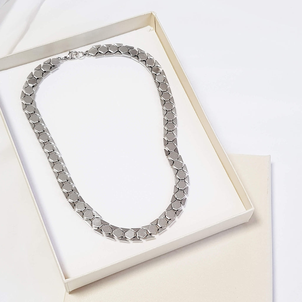 Silver Neck chain, Onor necklace, Dana Mantzur