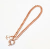 Rose gold curb necklace, Ariana Necklace, Dana Mantzur