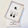 Black and crystal jewelry set, Colorful set - Elizabeth ring & Belle earrings, Dana Mantzur
