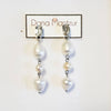 Real Baroque pearl earrings, Tiffany earrings, Dana Mantzur