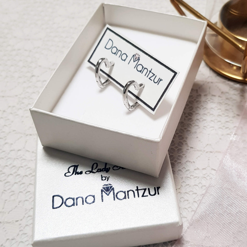 Lightweight Hoops, Heart Hoops - Small, Dana Mantzur