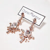 Zirconia statement earrings, Star chandelier earrings, The Lady Bride