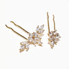 Gold hair comb, Nicole Hair pins, The Lady Bride