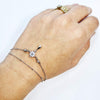 Arolla Choker / Bracelet, Delicate neck chain with crystal pendant, Dana Mantzur