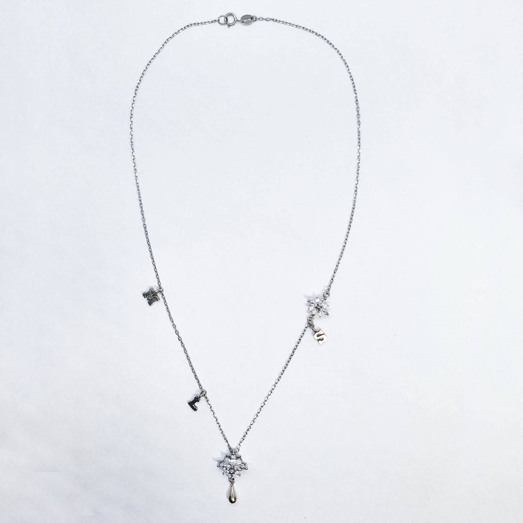 Viedma Necklace - Solid silver 925 zirconia necklace | Dana Mantzur