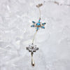 Pasterze Back necklace, Diamond Y Necklace | Dana Mantzur